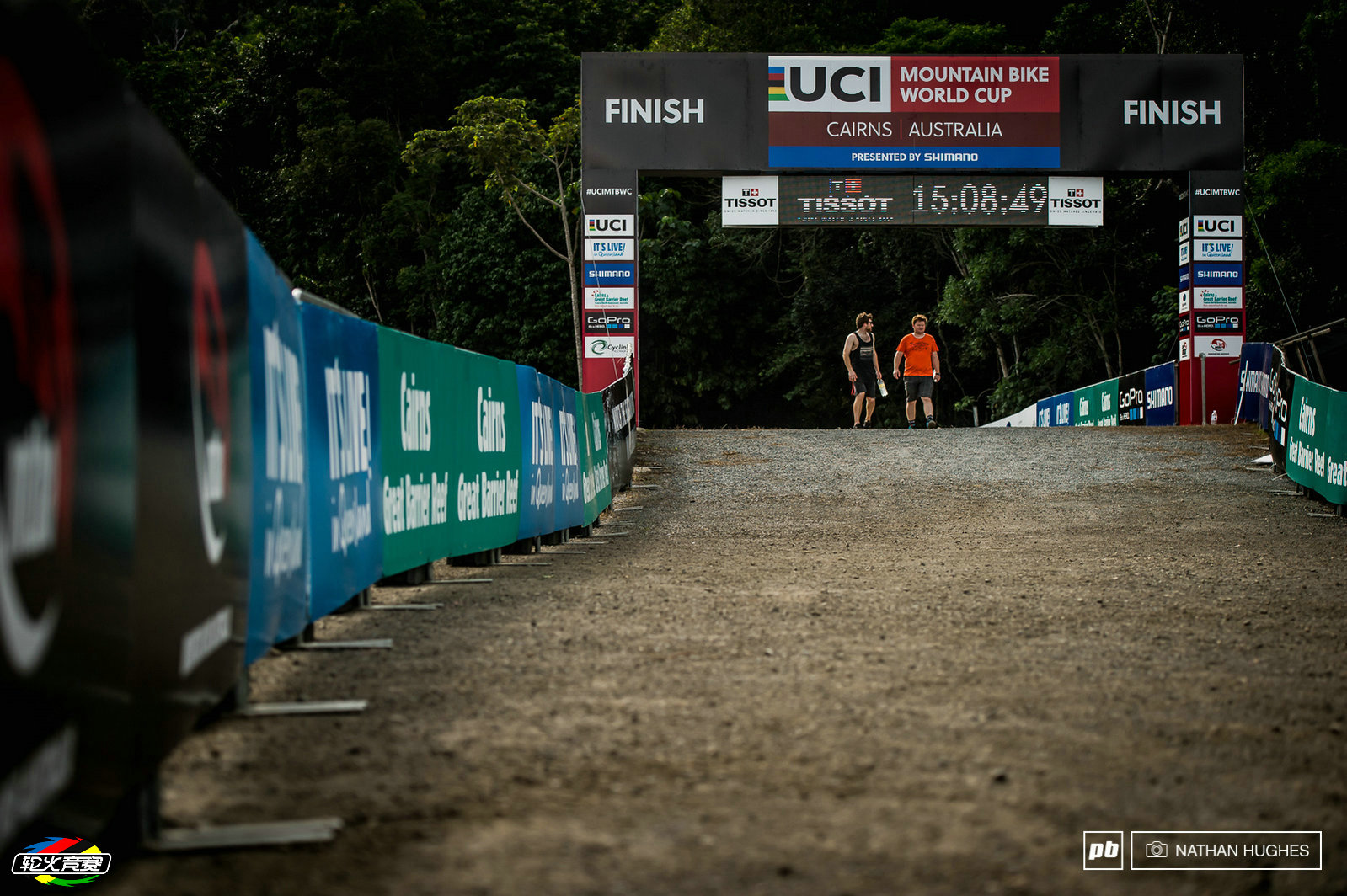 57 2016 UCI世界杯速降赛凯恩斯站 步行查看赛道